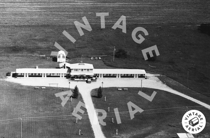 Bear Den Grocery and Motel (Hi-Land Motel & Restaurant, Hi-Land Motel) - 1992 Aerial (newer photo)